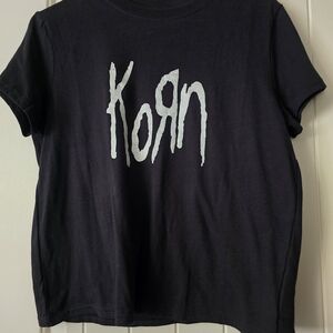 H&M Black Korn Graphic Tee